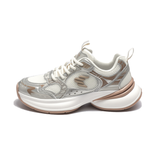 HAOWA Retro Microfiber Leather Low top Chunky Sneakers Women's