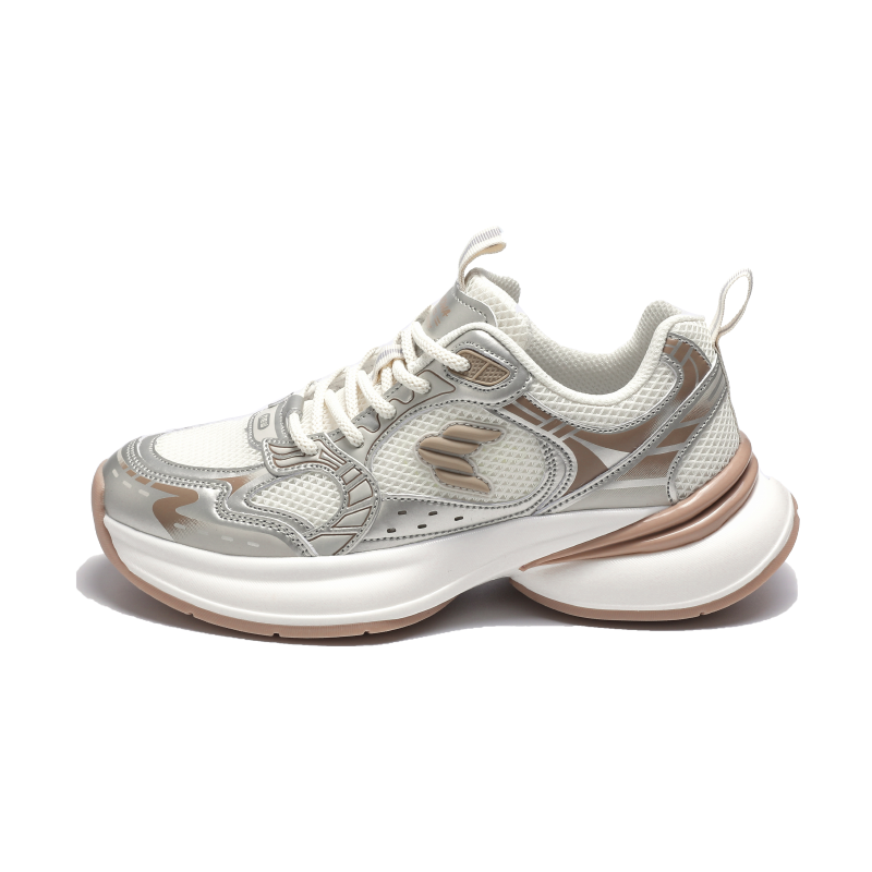 HAOWA Retro Microfiber Leather Low top Chunky Sneakers Women's
