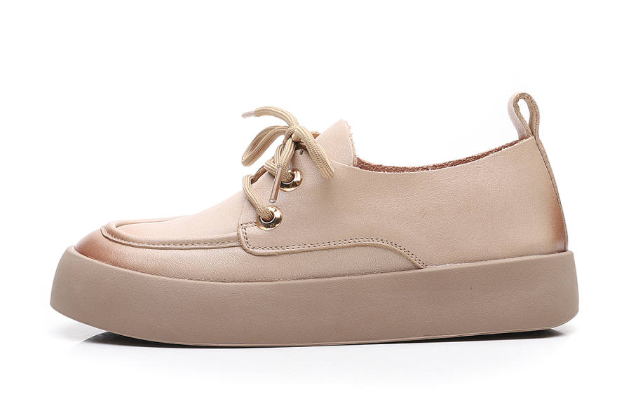 VEDULLAR Loafers Women's Low Top Beige/Black
