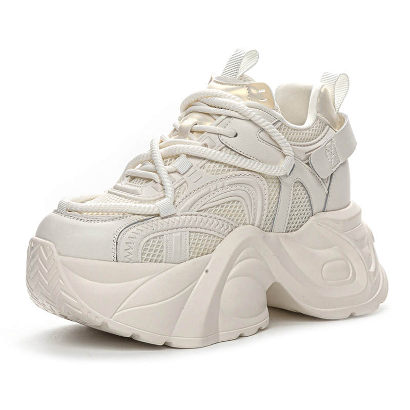 Shangjinni Synthetic Leather Cushioning Slip Resistant Abrasion Resistant Breathable Lightweight Height Increasing