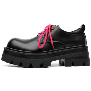 SHUPATE Microfiber Leather Dress Shoes Men's Black