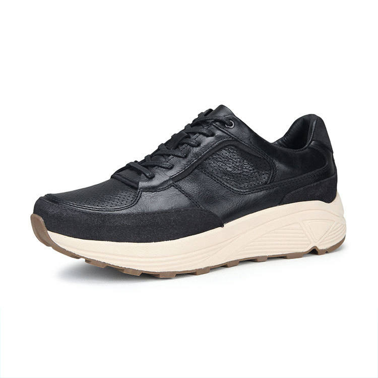 SENJIALUO Top Grain Cow Leather Abrasion Resistant, Breathable, And Lightweight Support