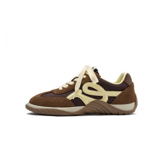 Talitaqoom Pizza Collection Textile, Split Cow Leather Low top Casual Shoes Women's