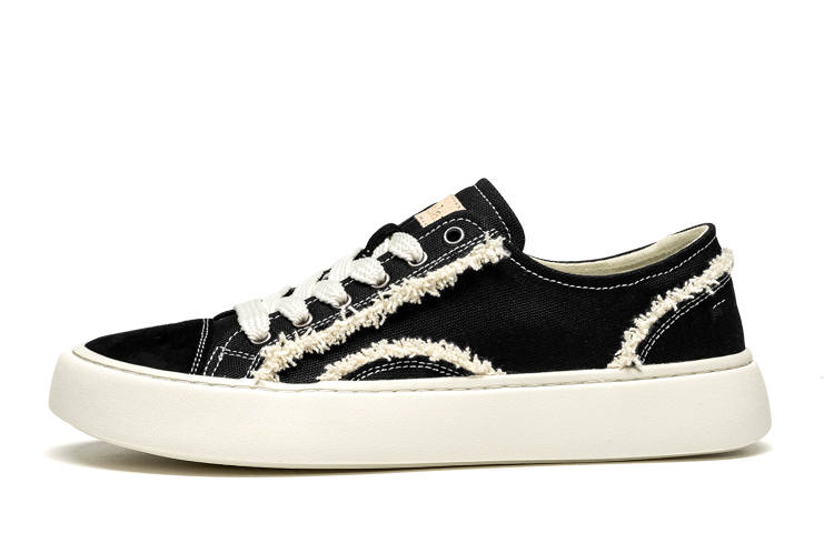 LEAVELAND Abrasion Resistant Breathable Height Increasing Low top Canvas Shoes Unisex