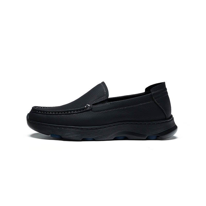 HARSON Cow Leather Cushioning Slip Resistant Abrasion Resistant Low top Casual Shoes Men's