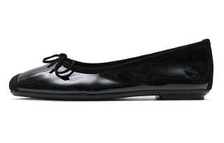 Reqins Leather Casual Shoes Women's Black