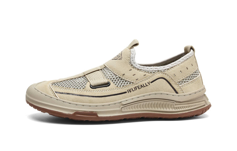 HLA Casual Shoes Men's Low Top Sand, Black