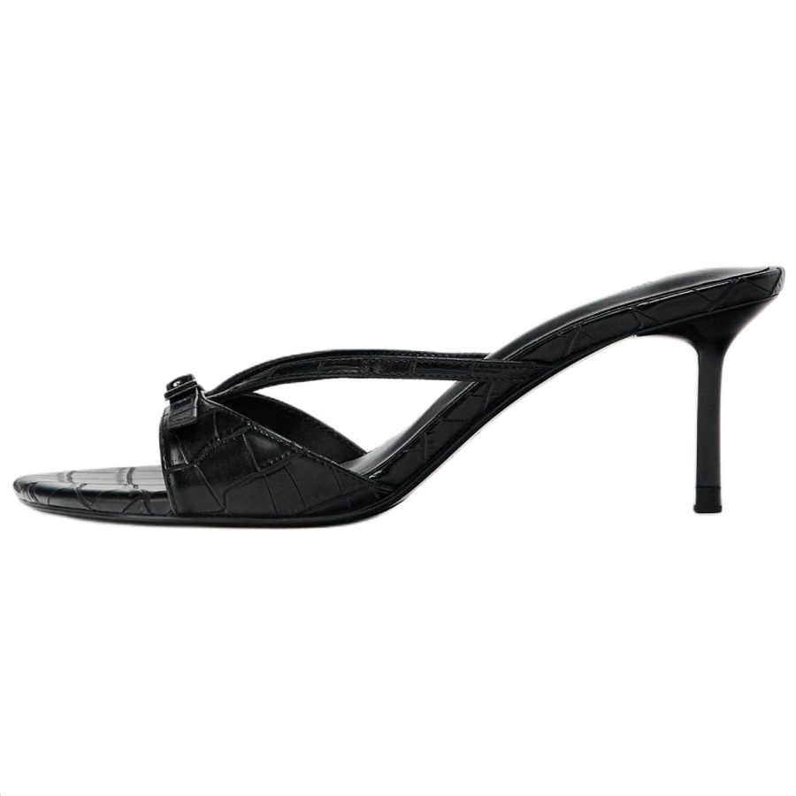 ZARA Slide Slippers Women's Black