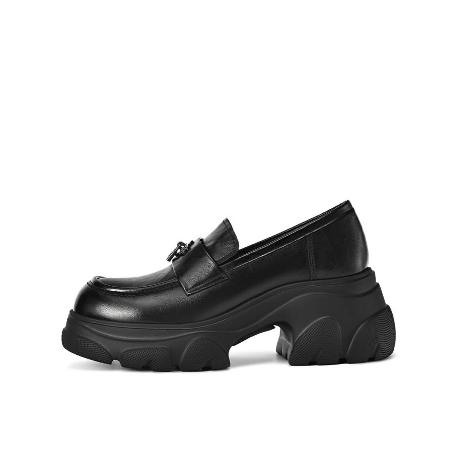 BOERDIQI Top Grain Cow Leather Loafers 7.0cm Women's