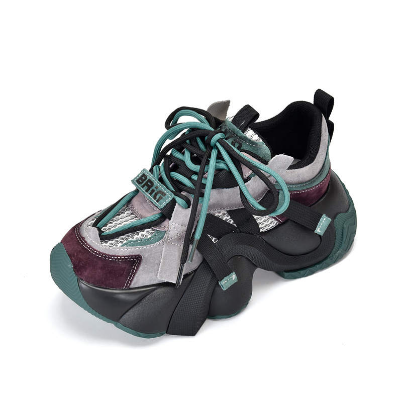 ZUOSAISI Abrasion Resistant Breathable Abrasion Resistant Breathable Low top Chunky Sneakers Women's