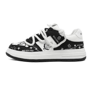 BEILIANYA Comfortable Versatile Fashion Casual Sports White Sneakers Puffy Shoes