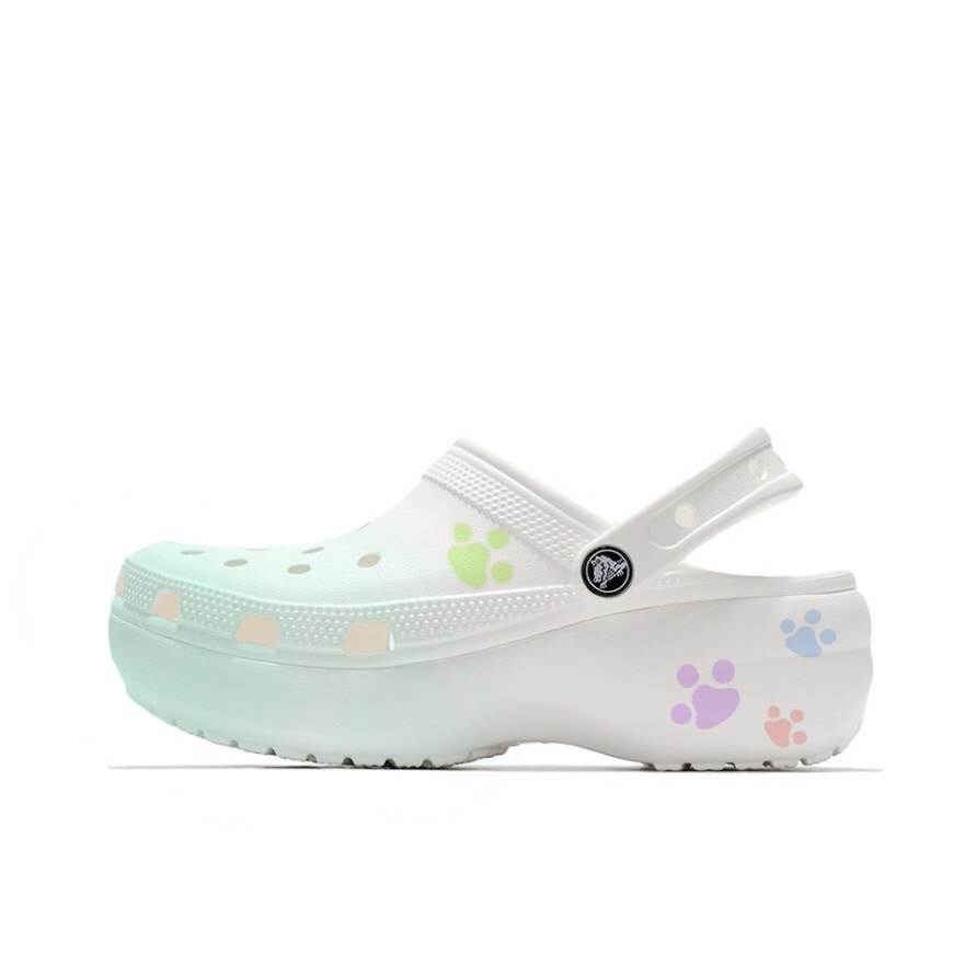 Crocs Crocs Classic Platform Clog EVA Clogs Unisex Green