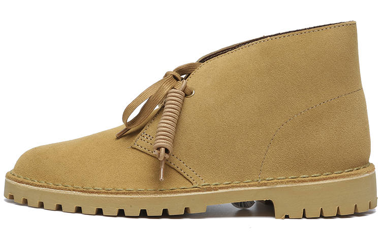 Clarks Desert Rock Ankle Length Outdoor Boots Men's Burnt Yellow