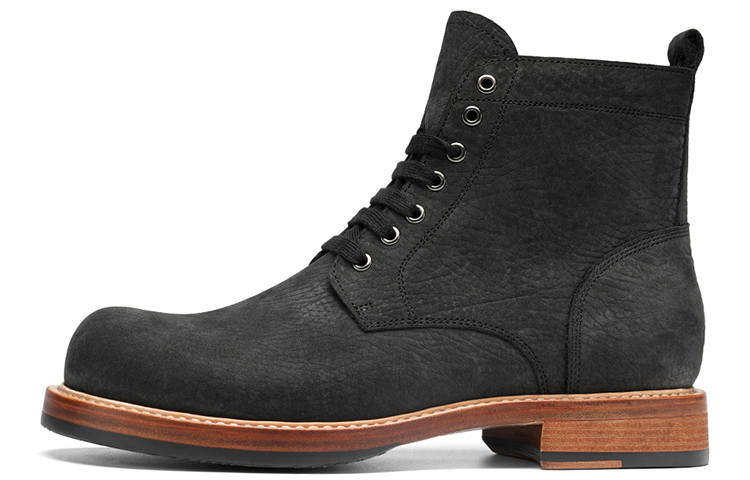 Roberta Di Camerino Short Combat Boots Men's Black