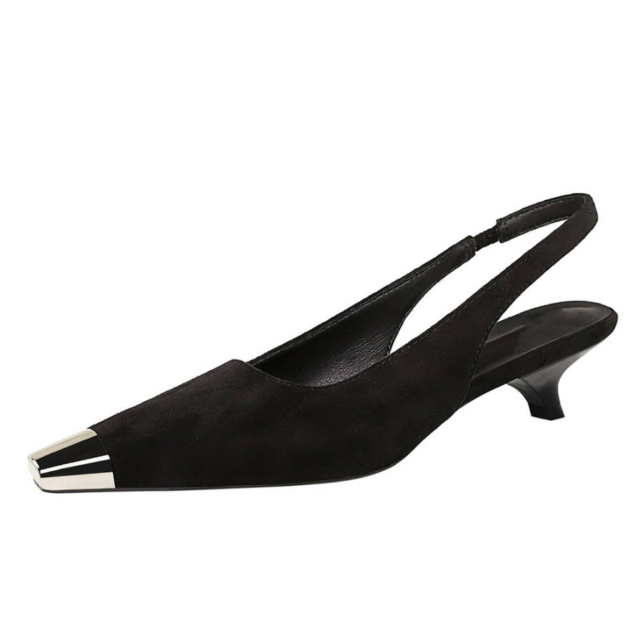 YAFEI XUANYU Suede Slim Heel High Heels 3cm Women's