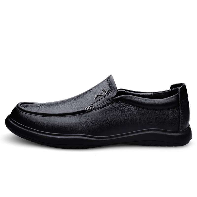 YINGLUNQISHI Top Grain Cow Leather Casual Shoes Men's