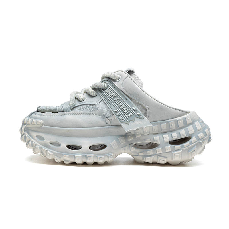 FAIRWHALE Slip Resistant Closed Toe Slippers Unisex Glacier Blue