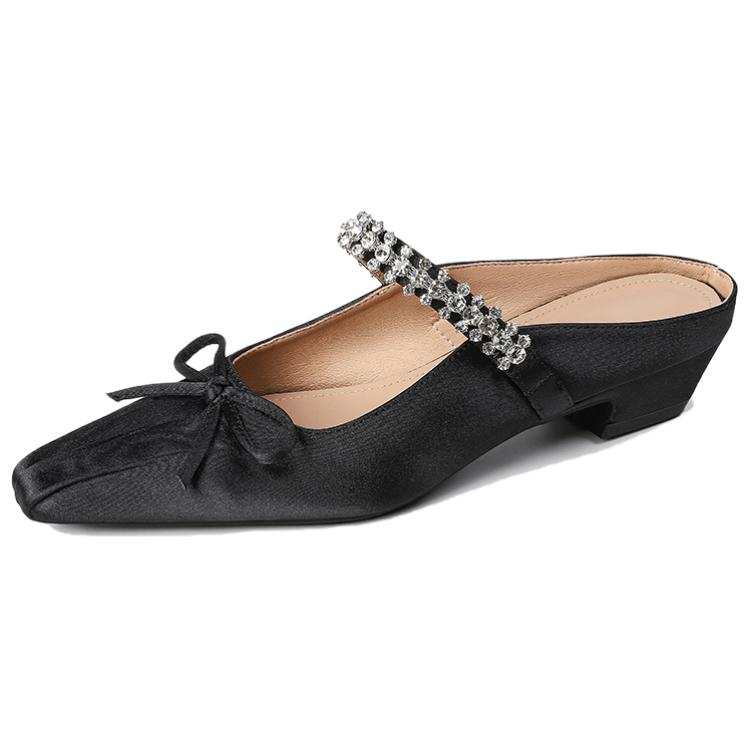 Beijiani Beijiani Rubber Sole Closed Toe Slippers Women's