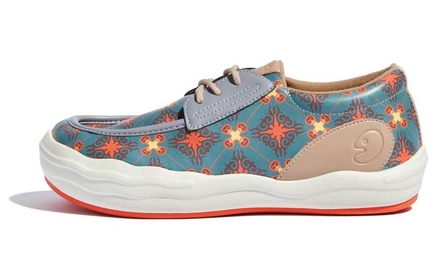 U.IN Painted Travel Shoes Andalucia 8 Low top Skateboard Shoes Women's