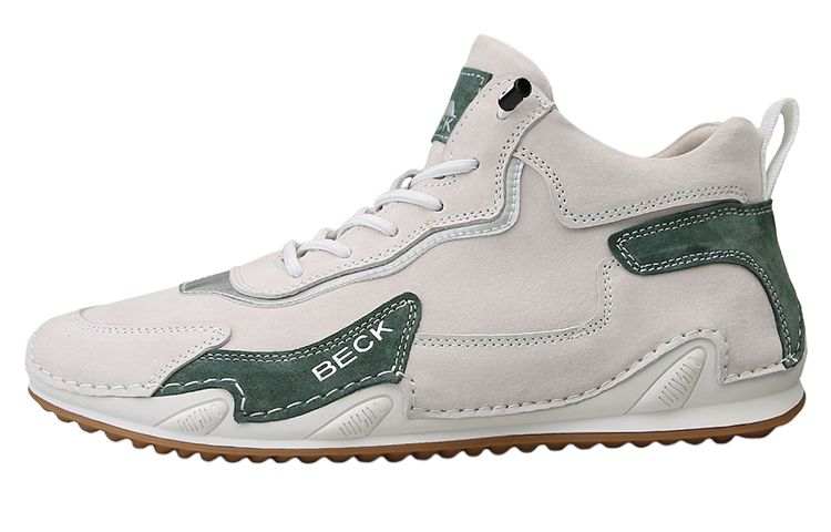 BECK Pigskin Slip Resistant Abrasion Resistant High top Casual Shoes Men's