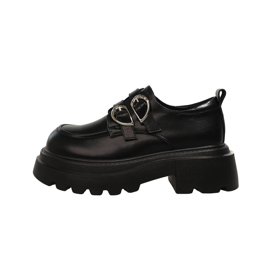 BOJUEMAO Cow Split Leather Casual Shoes Women's