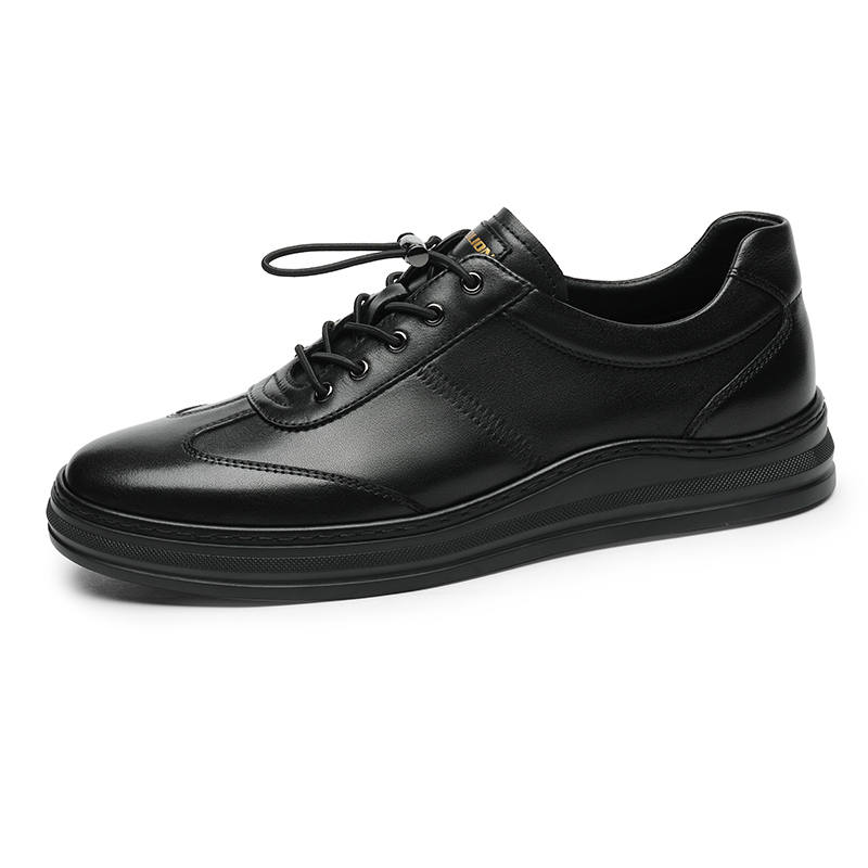 GOLDLION Fashion Trend Men's Casual Shoes Men's Black