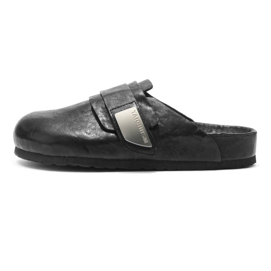 TAICHIISM Closed Toe Slippers Men's Washed Black