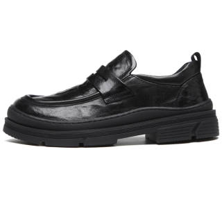 YEDANI Sheepskin Casual Shoes Men's Black