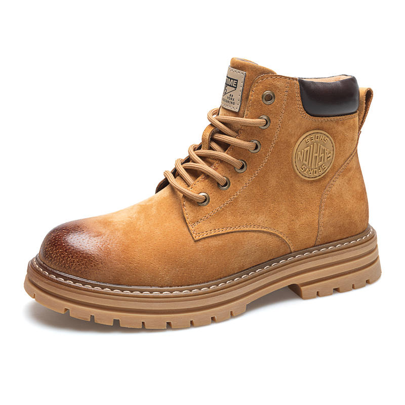 HUANAI HUANAI Combat Boots Unisex Yellow