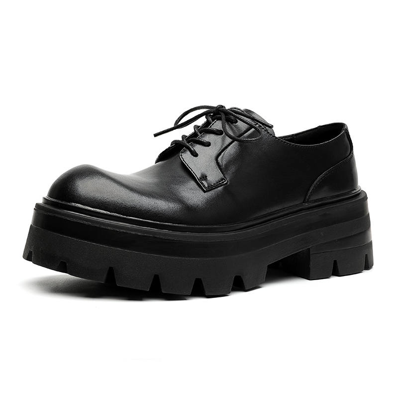V ZERO FIVE V ZERO FIVE Microfiber Leather Casual Shoes Men's Black