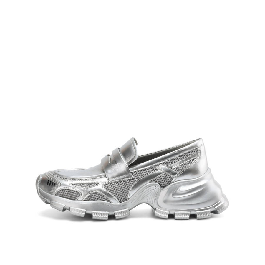 Rosa Bianca Cow Leather Loafers 5.1cm Women's