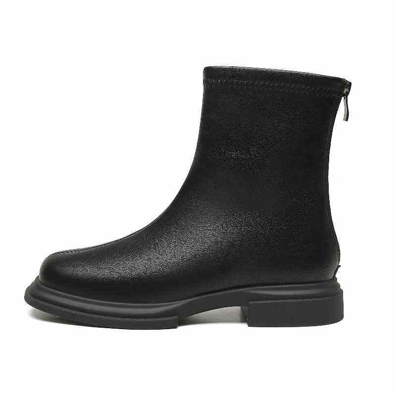 DUSTO Synthetic Leather Ankle Boots 3.3cm Women's