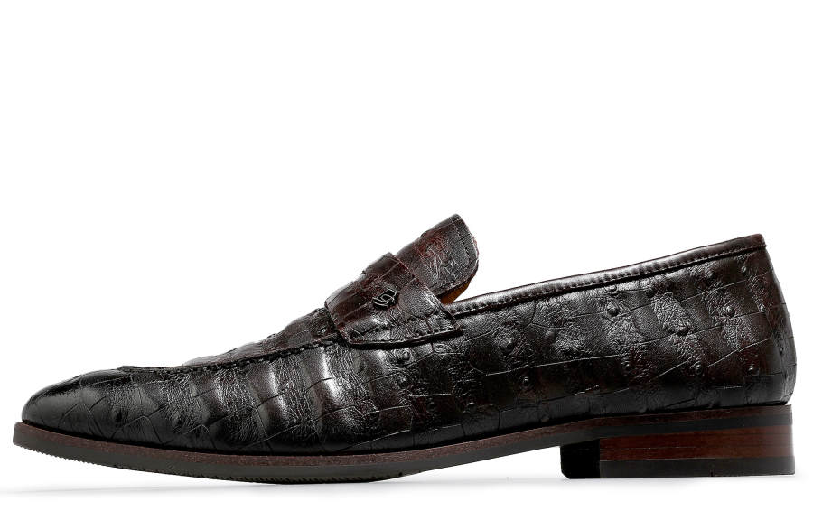 Desai Top Grain Cow Leather Dress Shoes Men's Brown