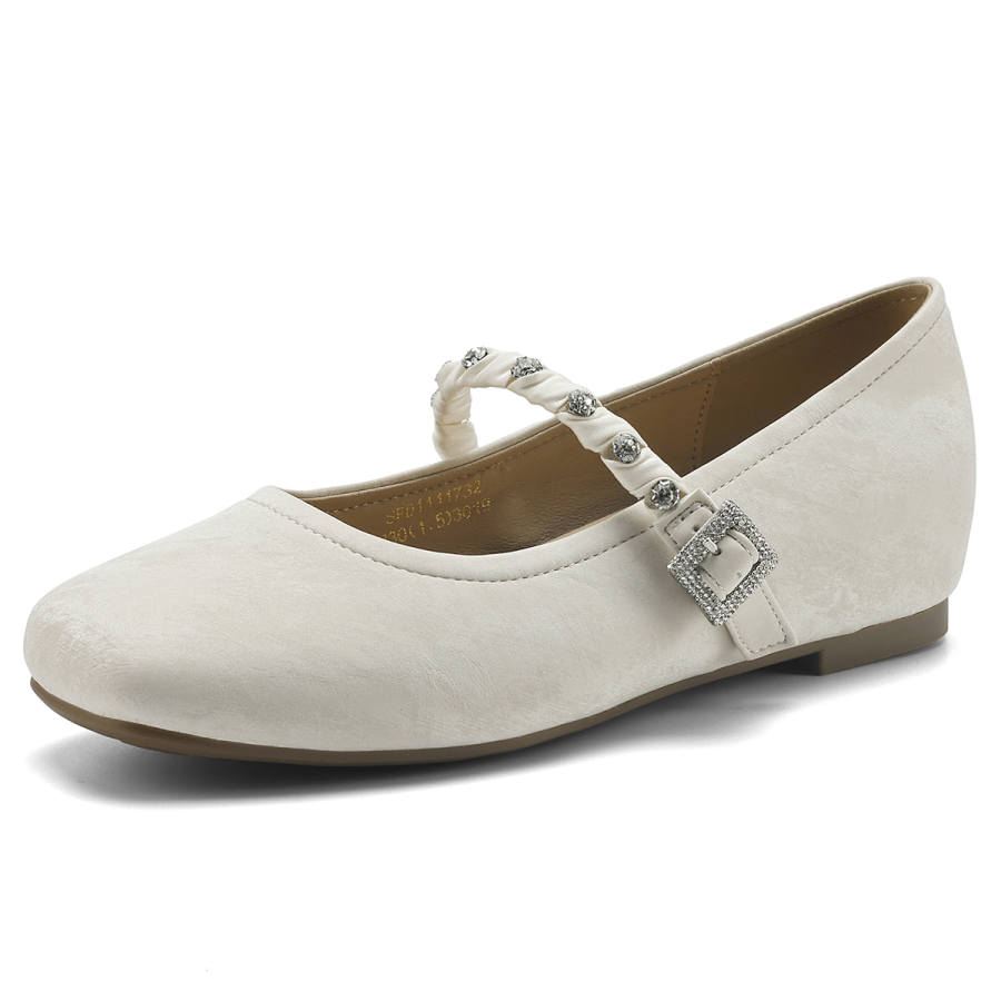 Safiya Sheepskin Mary Jane Shoes Women's