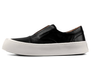 Jiechu Skateboard Shoes Men's Low Top Black/White