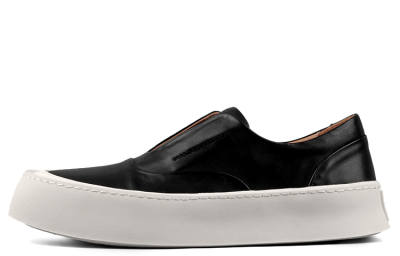 Jiechu Skateboard Shoes Men's Low Top Black/White