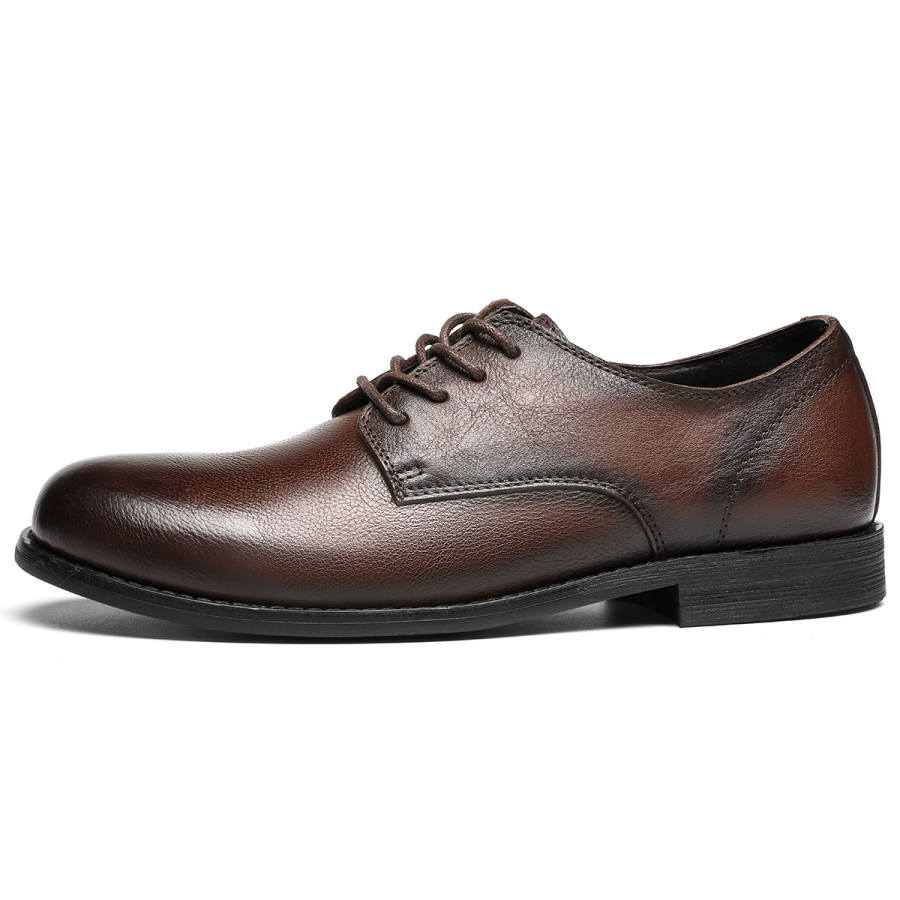DIENGRLEY Dress Shoes Men's Low Top Coffee/Black
