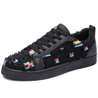 Kalinsd Microfiber Leather Slip Resistant Abrasion Resistant Slip Resistant Abrasion Resistant Low top Skateboard Shoes