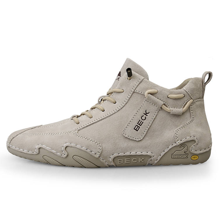 BECK Pigskin Abrasion Resistant Slip Resistant High top Casual Shoes Men's