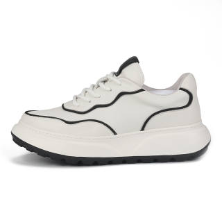 TAIDIAN Cow Leather Abrasion Resistant Lightweight Breathable Height Increasing