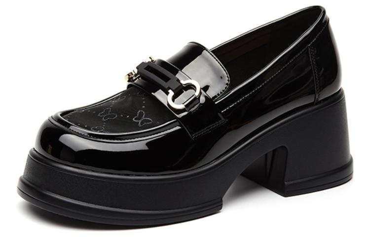 DAPHNE DAPHNE Loafers Women's Low Top Black/Ecru
