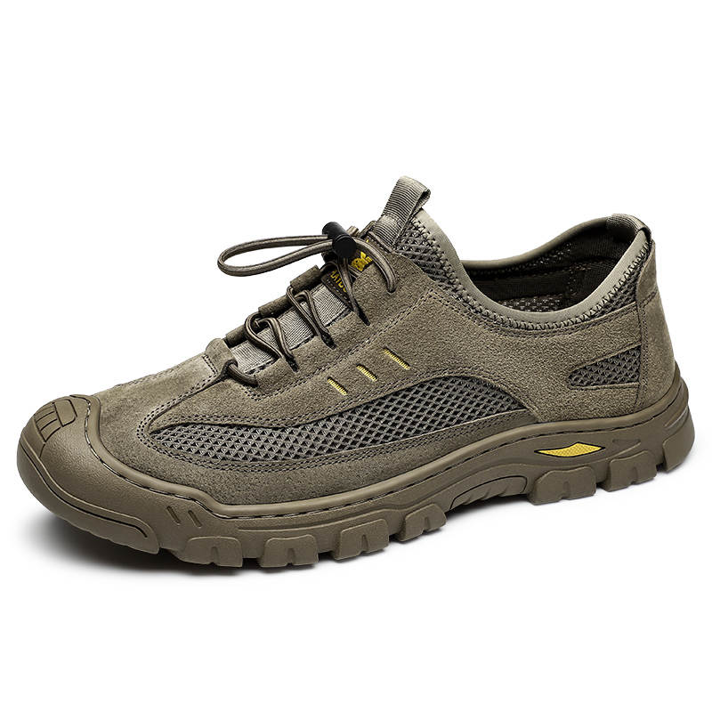 Playboy Mesh River Trekking Shoes Men's Khaki