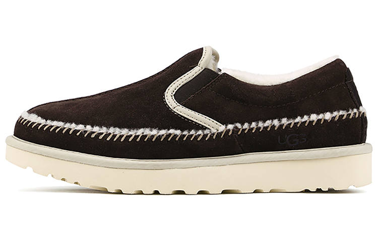 UGG Neumel Slip on Stitch Thermal Abrasion Resistant Thermal Abrasion Resistant Low top Casual Shoes Men's Coffee