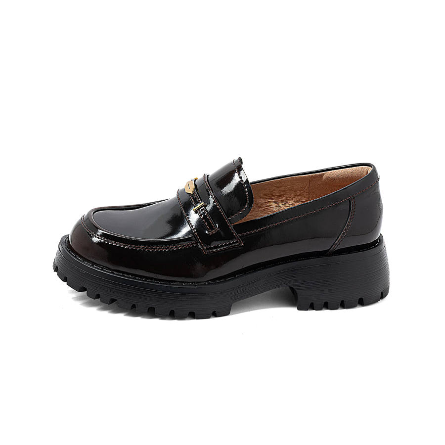 COMELY COMELY Cow Split Leather Loafers Women's