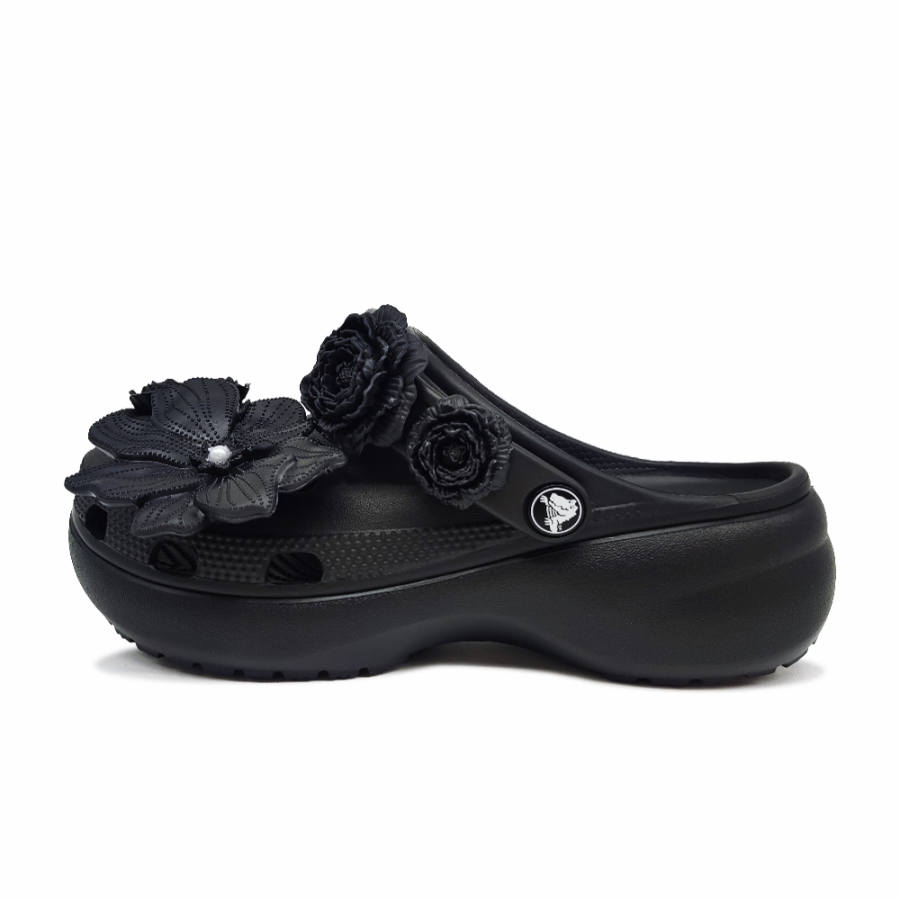 Crocs Crocs Classic Platform Clog Clogs Women's Black