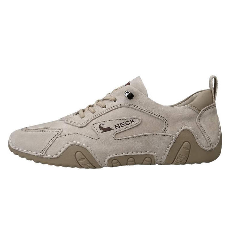 BECK Top Grain Pig Leather Casual Shoes 2cm Women's Pink