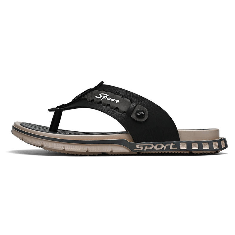CAOZE Abrasion Resistant Slip Resistant Quick Dry Abrasion Resistant Slip Resistant Quick Dry Flip Flops Men's