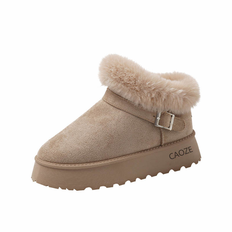 CAOZE Suede Thermal Abrasion Resistant Slip Resistant Thermal Abrasion Resistant Slip Resistant Classic And Versatile