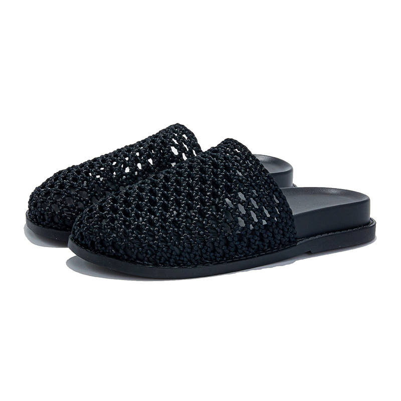 CHIBANG Closed Toe Slippers Women's Black