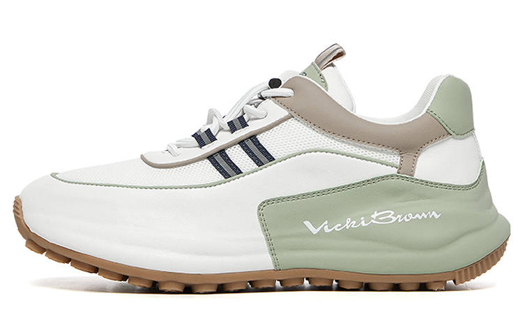 VICKI BROWN Cow Leather Low top Sports Casual Shoes Men's